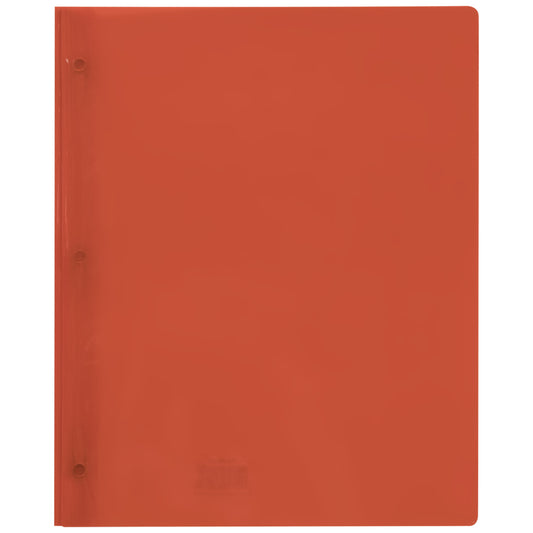 Winnable 3-Prong Poly Report with Tangs - Orange