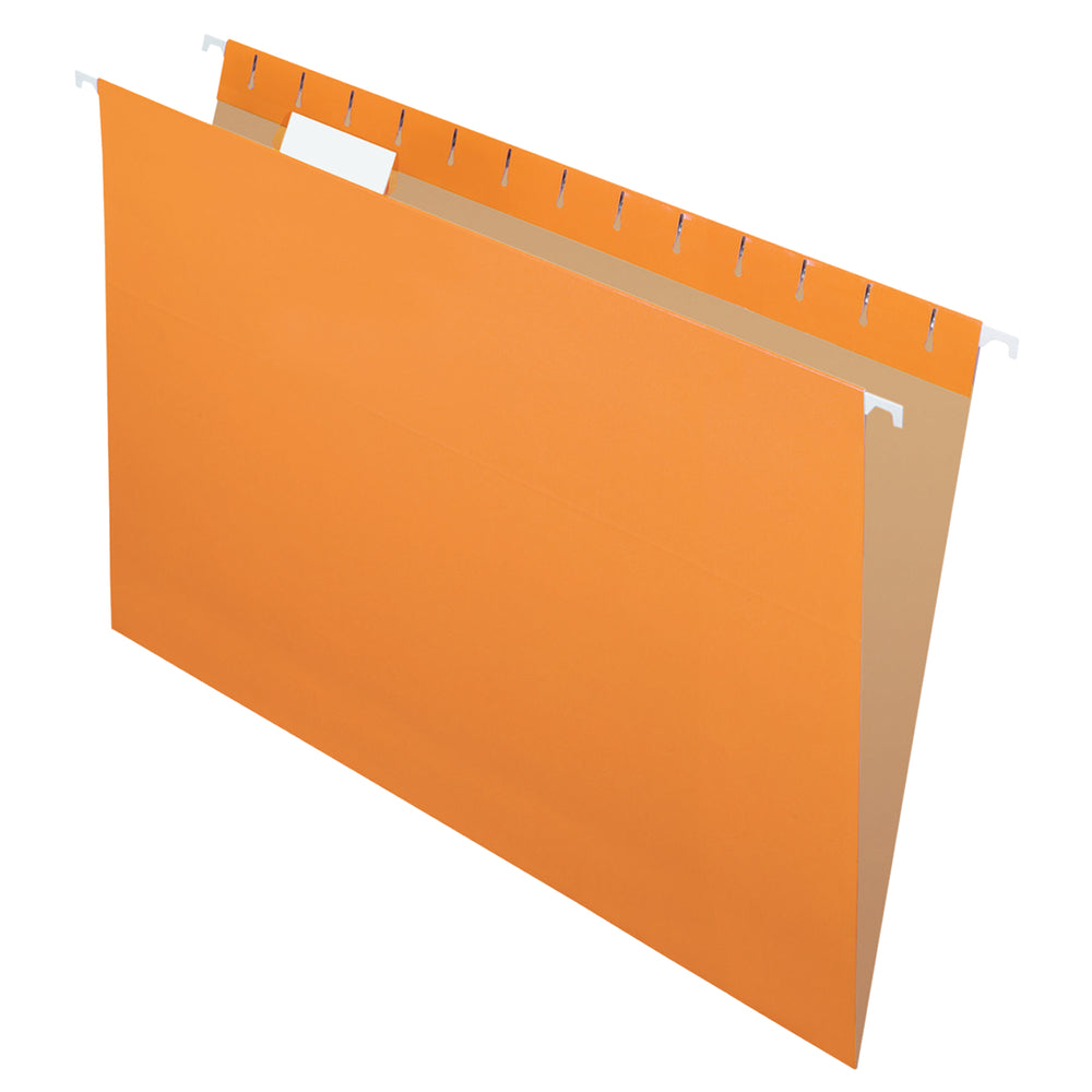Pendaflex Recycled Hanging File Folders - Legal Size - Orange - 25 Pack