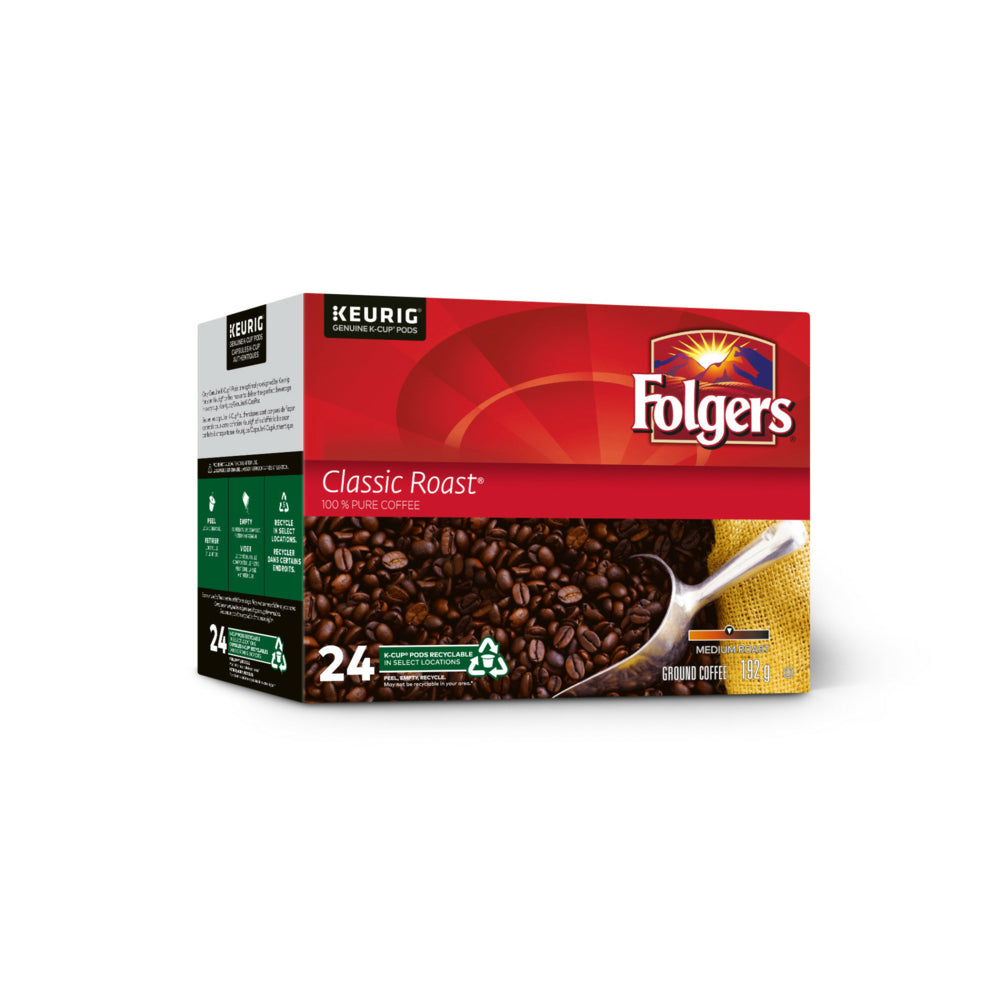 Capsules K-Cup Folgers Gourmet Selections à torréfaction classique - paquet de 24