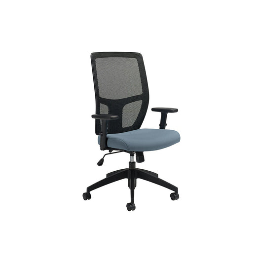 Global Format Mesh High Back Synchro-Tilter Chair with Casters - Terrace Shadow