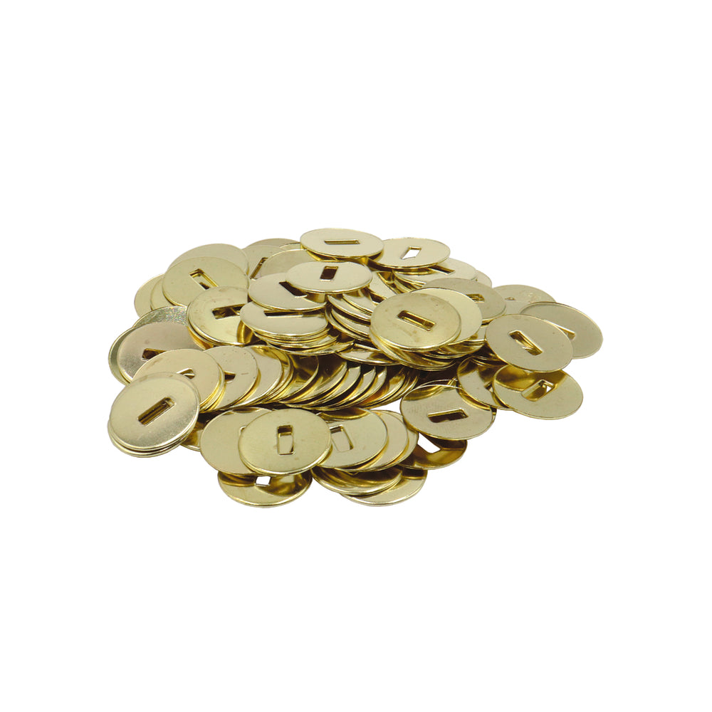 Westcott Washers for Brass Paper Fasteners - 1-1/4" to 4" - 100 Pack
