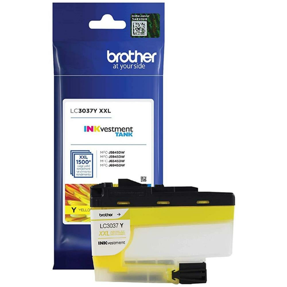 Brother Yellow Inkvestment Ink Cartridge, Super High Yield (LC3037YS)