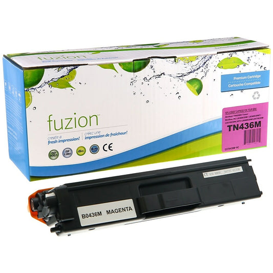 fuzion Brother TN436M Compatible Toner Cartridge - High Yield - Magenta