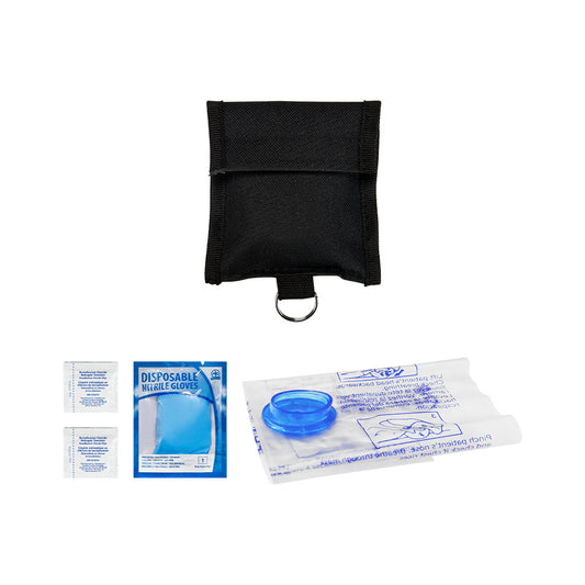 Wasip CPR-Aid Compact Rescuer Keychain First Aid Kit