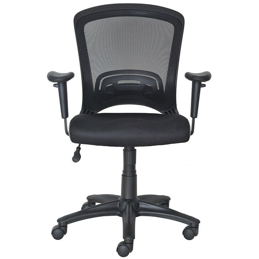 Chaise de travail Staples en maille - Noir