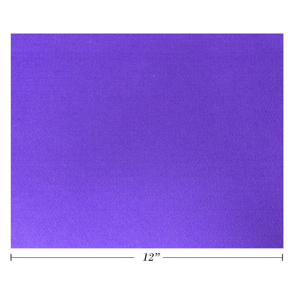 Feuilles de feutre Selectum - 23 cm x 30 cm - Violet - Paquet de 10