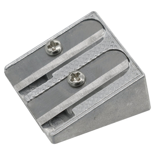 Merangue Twin-Hole Aluminum Pencil Sharpener
