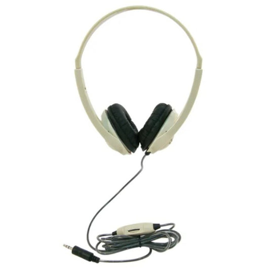 Califone Multimedia Stereo Headphone with 2-layered cut-and-chew-resistant cord and volume control