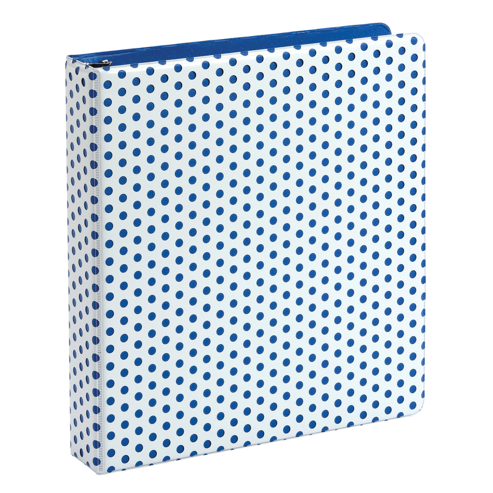 Oxford Punch Pop 1.5" 3-Ring Binder - Blue/White, PDQ