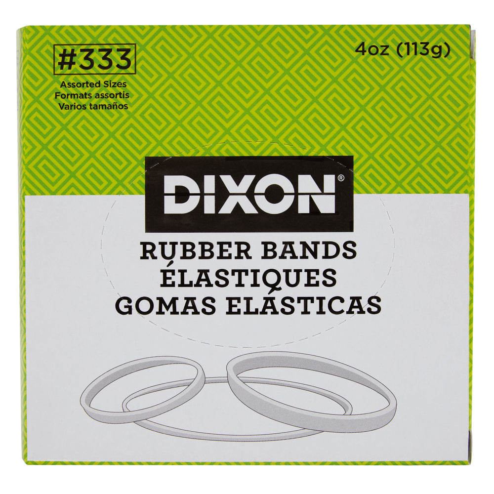 Dixon Rubber Bands - #333 Assorted - 1/4 lb. Box
