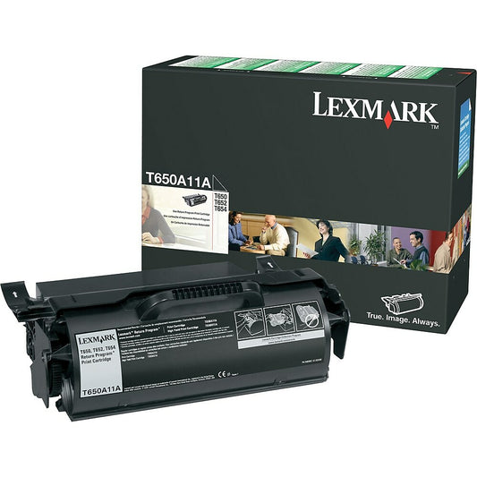 Cartouche de toner noir Lexmark T650A11A (programme de retour)