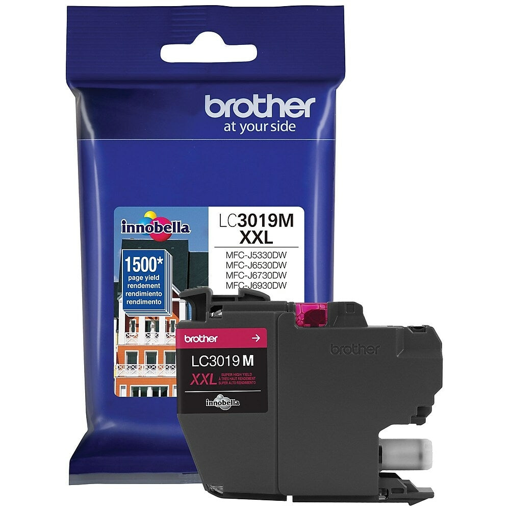 Brother LC3019 Magenta Ink Cartridge, Super High Yield (LC3019MS)