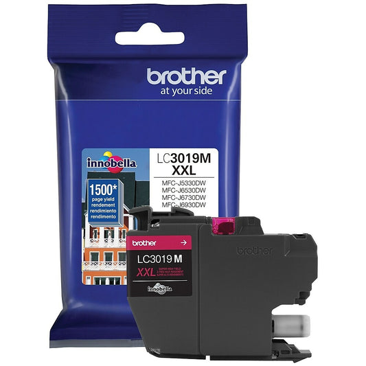 Brother LC3019 Magenta Ink Cartridge, Super High Yield (LC3019MS)