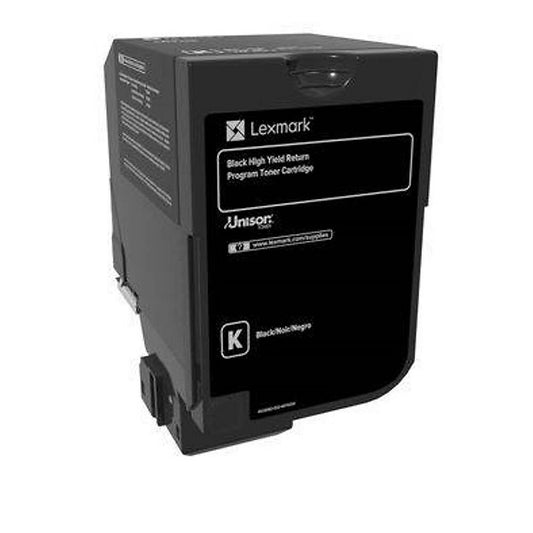 Cartouche de toner noir à rendement élevé Lexmark CS720 - CS725 (74C1HK0)