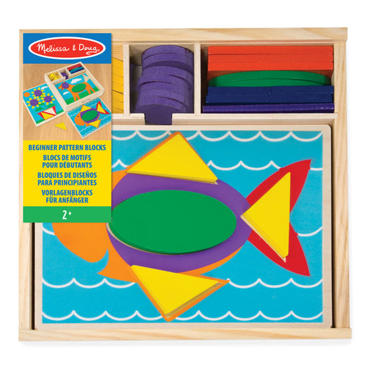 Melissa & Doug Beginner Pattern Blocks