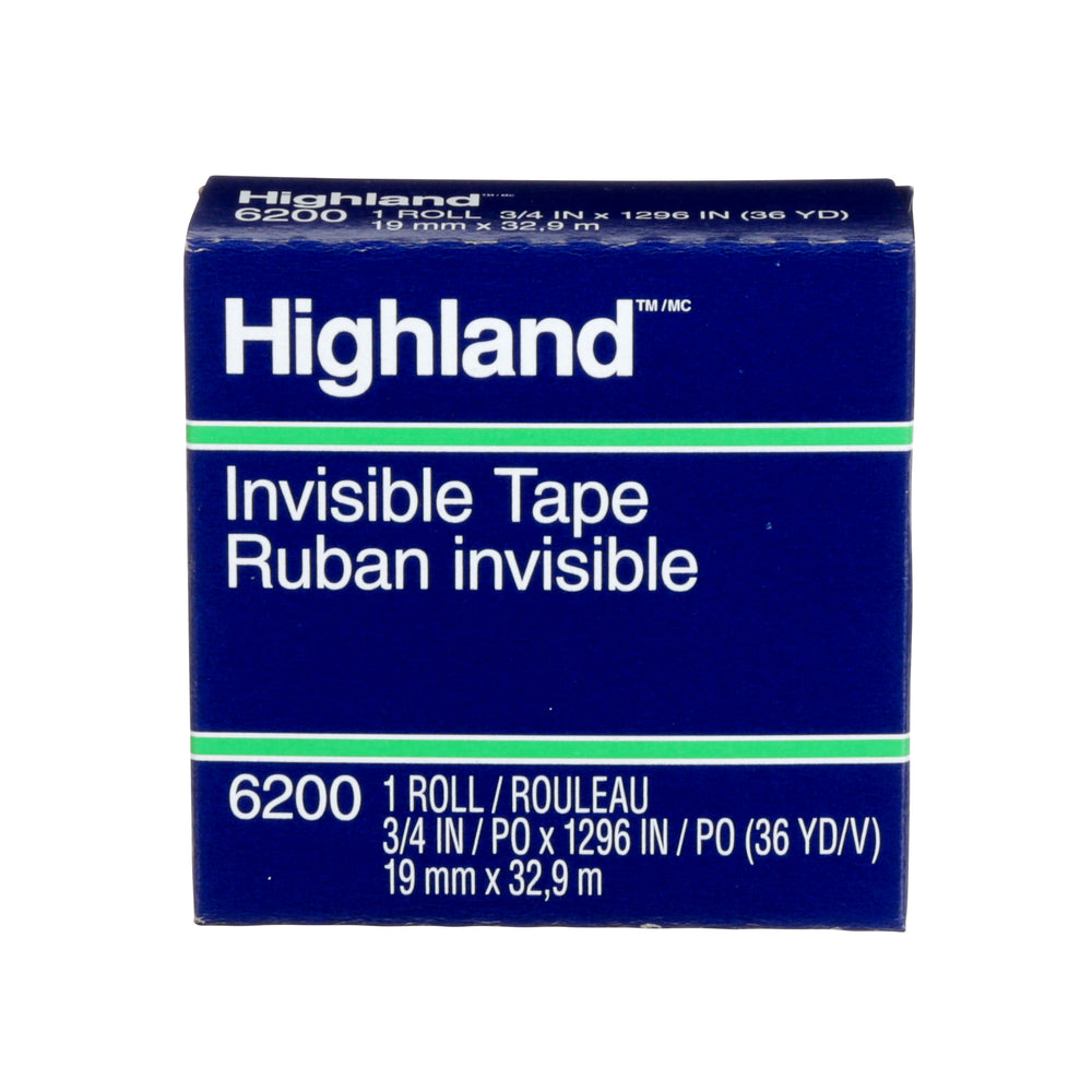 Ruban adhésif invisible Highland - 19 mm l x 32,9 m L