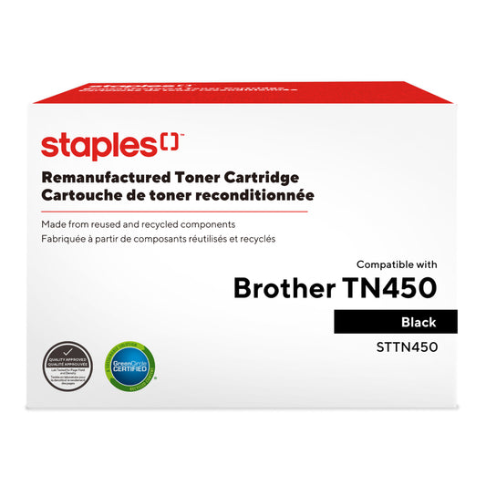 Cartouche de toner reconditionnée TRU RED Brother TN450 - Rendement standard - Noir