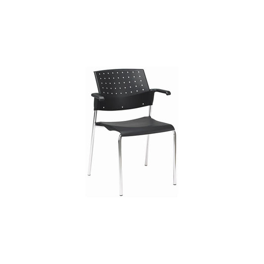 Fauteuil empilable Global Sonic - Asphalt Night