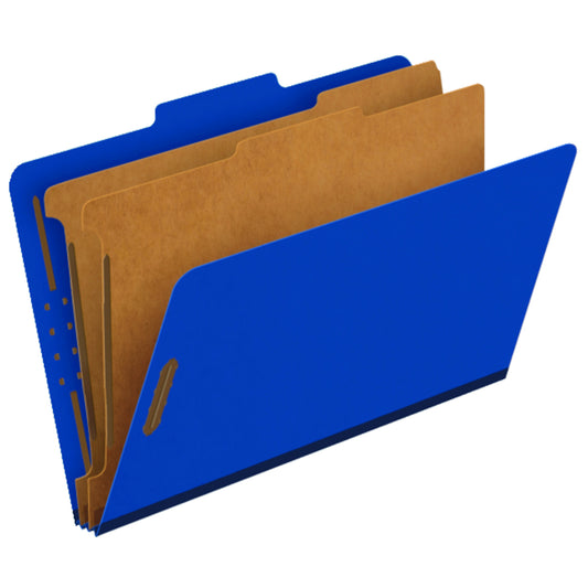 Chemises de classement Pendaflex - 2 intercalaires - Attaches 2" - Format légal - Bleu foncé