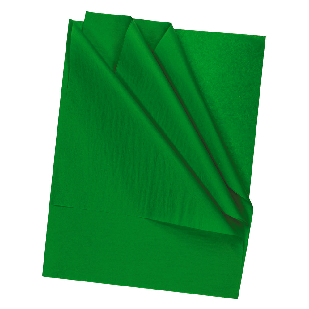 Papier de soie North American Paper Inc. – 22" x 30" – Vert foncé – 24 feuilles