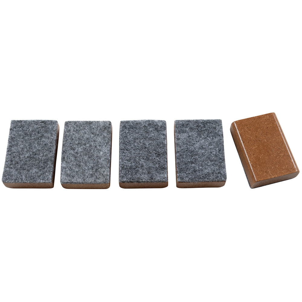 Learning Advantage Mini Whiteboard Erasers - 5 Pack