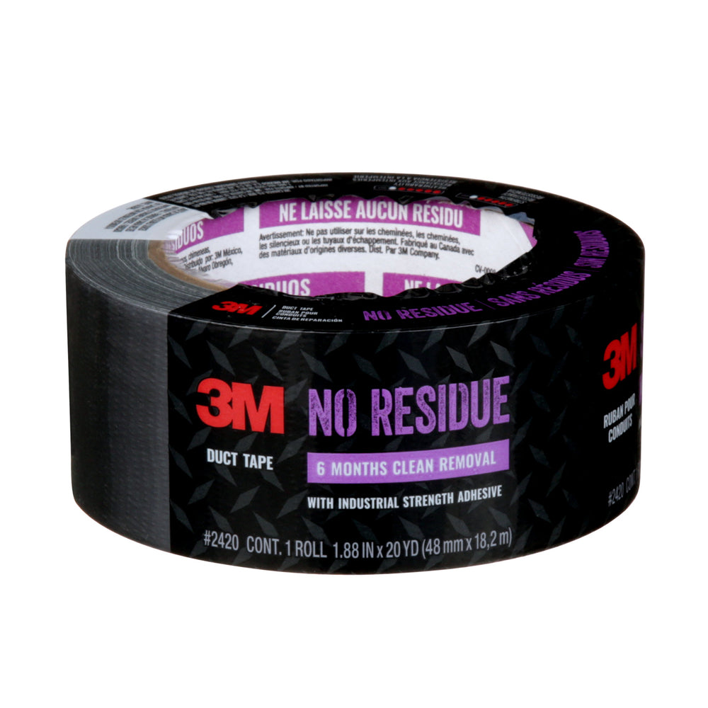 3M No Residue Duct Tape - 48 mm x 18.2 m
