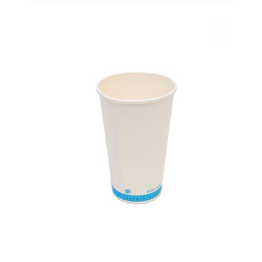 Eco-Packaging Compostable Paper Cold Cup - 16oz - 1000 Pack