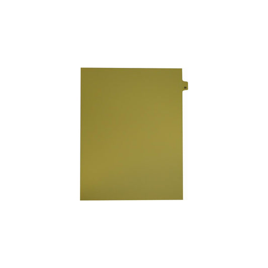 Onglets numériques Sterling Singles, n° 28, chamois, format lettre, coupe 1/25e, paquet de 25