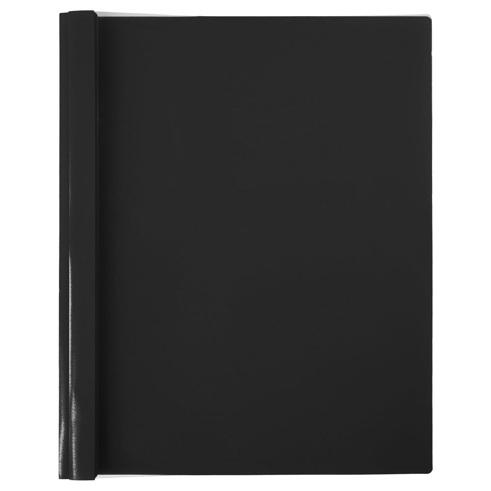 Winnable Clear-Front Report Covers - 11.5" x 9.5" - Black