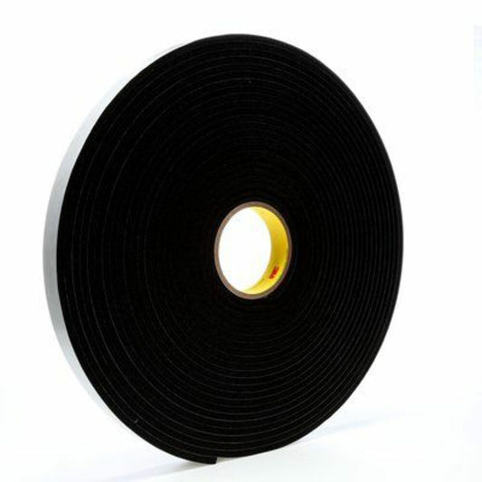 3M Tape Foam 4504 - 1" x 18 Yd - Black