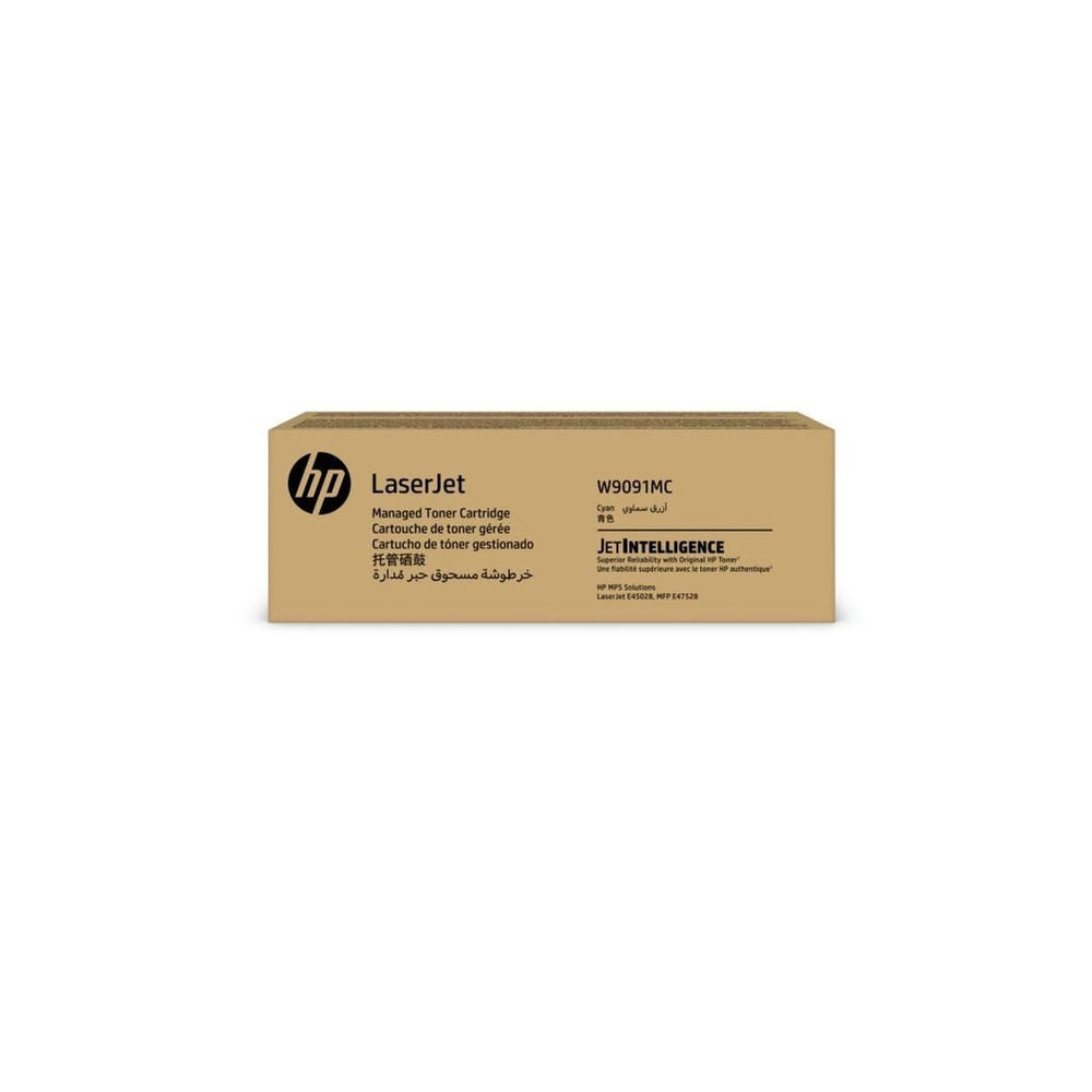 Cartouche de toner HP W9091MC Managed LaserJet - Cyan