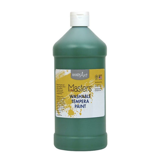 Little Masters Washable Tempera Paint - 946 ML - Green