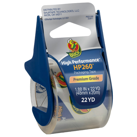Ruban d'emballage HP260 de marque Duck Tape, 1,88 po x 22,2 m