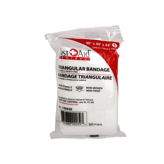First Aid Central Triangular Bandage - 40" x 56"
