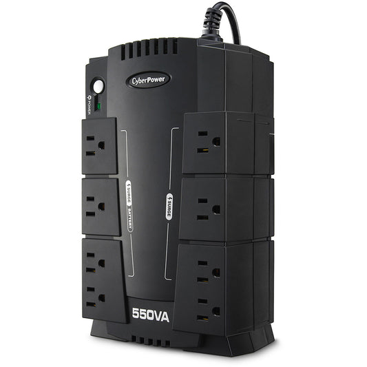 CyberPower Standby Green UPS Back Up, 8 Outlet, 550VA / 330W
