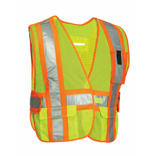 Gilet Forcefield Econo 5 points - Citron vert - Taille unique