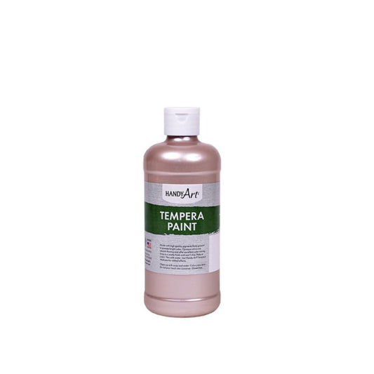 Handy Art Sparkle Tempera Paint, Peach, 473ml.