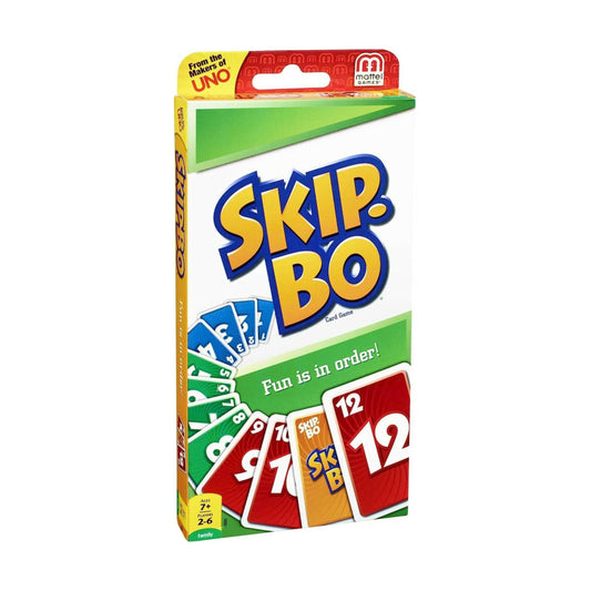 Mattel Games Skip-Bo Card Game Bilingual