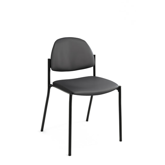Global Comet Armless Stacking Chair - Ash
