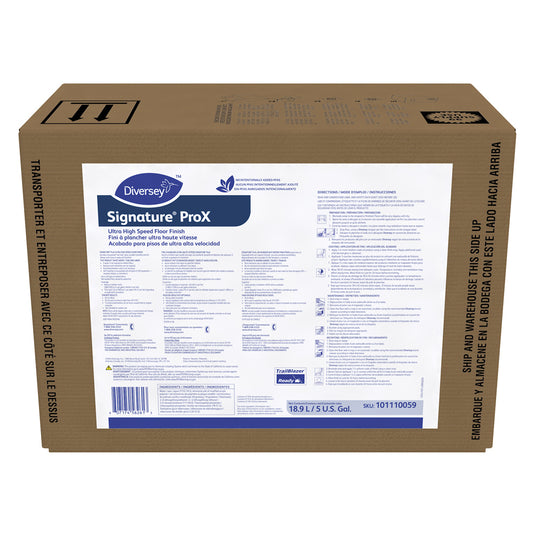 Diversey Signature ProX Ultra High Speed Floor Finish - 18.9 L