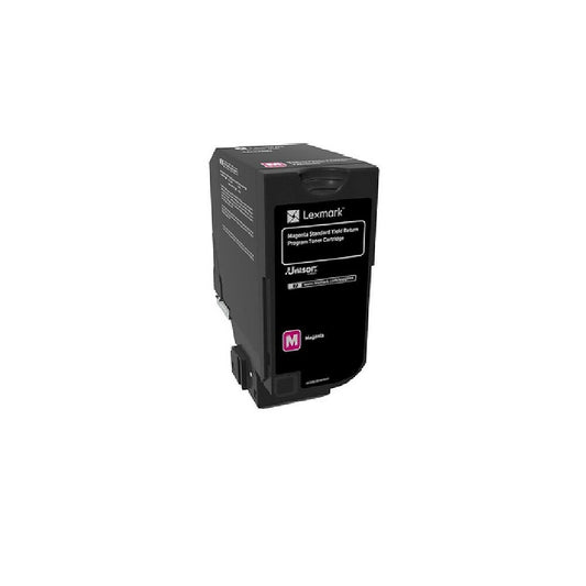 Cartouche de toner Lexmark CS720 - CS725 - CX725, rendement standard, programme de retour - Magenta (74C1SM0)