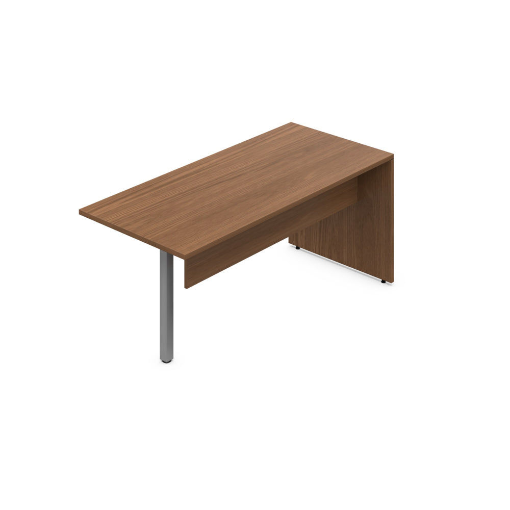 Offices to Go Newland Desk Island with Square Post Leg - 72" x 36" - Brown