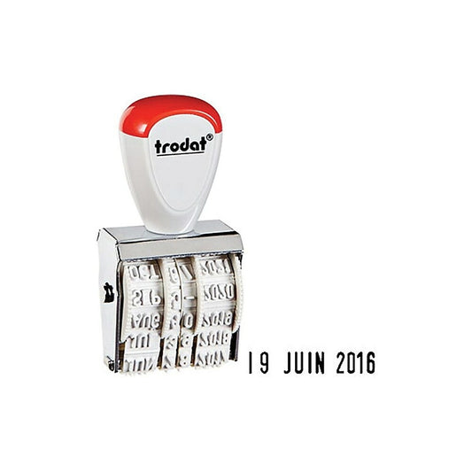 Tampon dateur Trodat 1010 - n° 1-1/2, 4 mm - Français