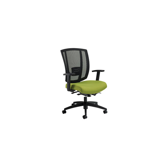 Global Avro Mesh Back Weight Sensing Synchro Tilter Chair with Casters - Terrace Apple