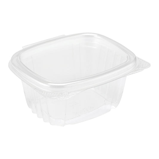 Genpak 6oz Hinged Rectagular Container - Clear - 400 Pack