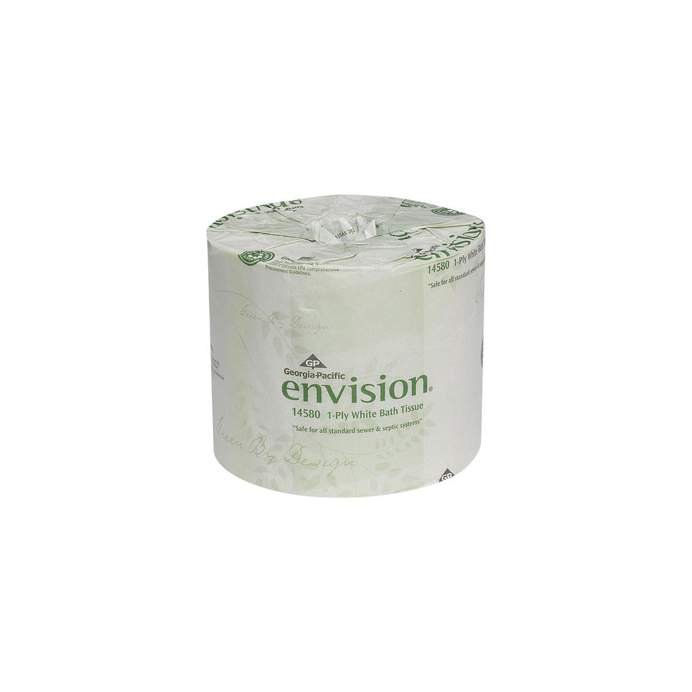 Papier toilette Georgia-Pacific Envision Standard Roll 1 pli - 1210 feuilles/rouleau - Paquet de 80