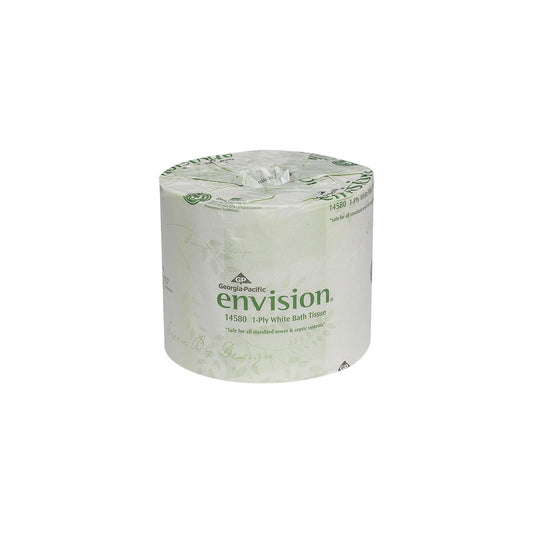 Papier toilette Georgia-Pacific Envision Standard Roll 1 pli - 1210 feuilles/rouleau - Paquet de 80
