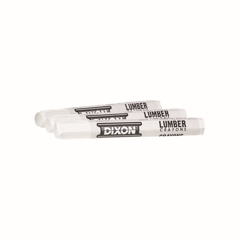 Crayons de bois Hexogen Dixon, blanc, paquet de 12