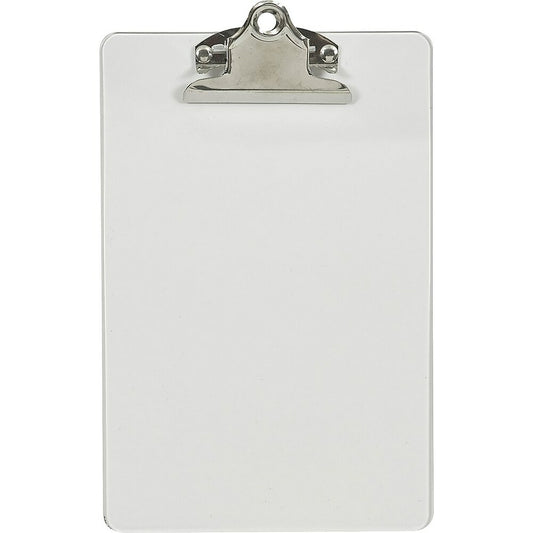 Presse-papiers en plastique Merangue - Mini - 6" x 9" - Transparent