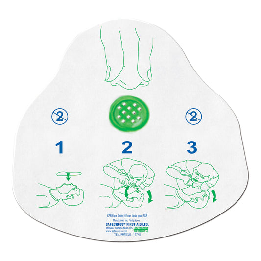 Écran facial de réanimation cardio-pulmonaire